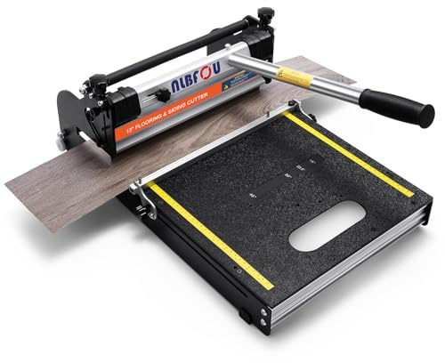 NLBFOU 13 Pro Vinyl Floor Cutter for LVP, LVT, SPC, PVC,VCT, WPC and Rigid Core Vinyl Plank Flooring,Honing Stone Included