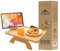 Kotona UK Foldable Bamboo Tray Table, Portable Desk for Bed or Sofa, Eco-Friendly Workstation for Home Office, Breakfast or Writing. Natural Fixed Rectangle