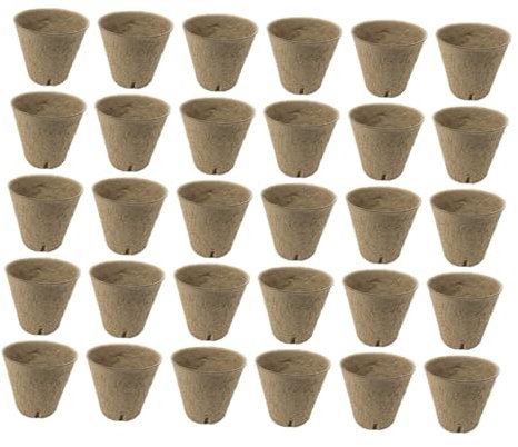 BESPORTBLE 100pezzi Vasi Per Perforata Contenitori Biodegradabili Per Coltivazione e Ortaggi e Pratici Per e Giardinaggio