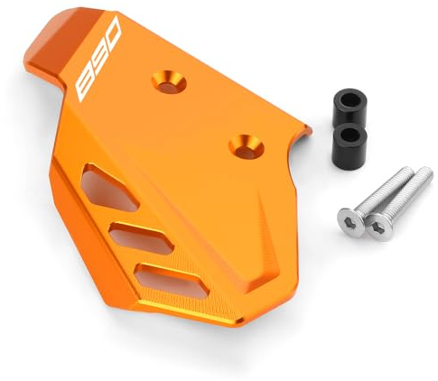 Modeer motorcykelskydd av det bakre bromscylinderskyddet kompatibelt med K.T.M 890 Adventure/R/L 2021 2022 2023 | 890 SMT 2023 2024 CNC tillbehör (orange)