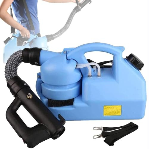 7L Elektrisk ULV spruta dimma, 1200W bärbar kall dimma maskin, 6-8 meter sprutavstånd, 450 ml/min sprutvolym, for offentliga platser/trädgård/industri