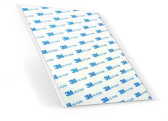 Dpm tapes – 1600T Foglio Biadesivo per interni ed esterni, impermeabile, Montaggio per oggetti, in Schiuma PE, fissaggio oggetti, quadri, Pannelli, applicazioni permanenti - (200 mm x 150 mm)