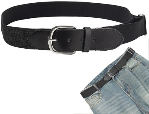 Cintura Elastica Per Bambini Ragazzi, Cintura Regolabile Per Ragazzi E Ragazze, Cintura Sportiva Multifunzionale Per Adolescenti, Con Fibbia in Metallo Resistente E Design Confortevole Cintura Bambino