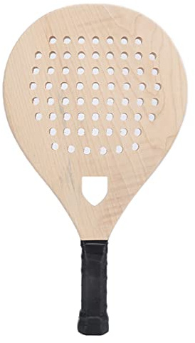 WFNIHONHON para Paleta de Tenis de Mesa, Toda la Superficie de Madera, Elasticidad de Alto Impacto, Respuesta rápida, Agarre Antideslizante, Control Mejorado, Cara de Arce Liviana