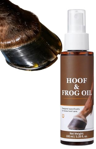 Hovspray för häst 100 ml Närande lösning med härdande effekt | Hovvårdsoljespray För dagligt bruk – stall, hage, tävling, vinterunderhåll. Används även för getter och fjäderfä
