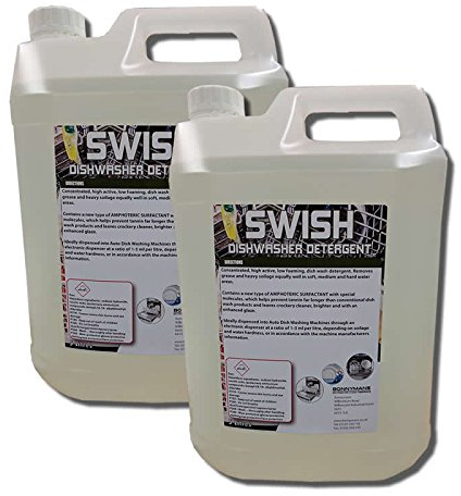 Bonnymans Tornado Swish - Auto Dish Wash Detergent - Dishwasher Fluid - 2 x 5 Litres