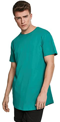 Urban Classics Herren Shaped Long Tee T-Shirt, Grün (fresh green), XS