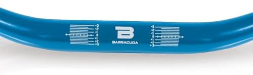 MANUBRIO RACING 22 PIEGA BASSA BARRACUDA MOTO UNIVERSALE ERGAL ALLEGGERITO COLORE BLU