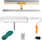 Kit d'outils de nivellement automatique pour ciment avec chaussures à pointes et rouleau pour enlever les bulles (13 mm)