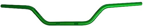 Guidon Accossato vert en aluminium pour Suzuki RM pli bas de 2002 à 2017, diamètre 22 mm, hauteur moyenne