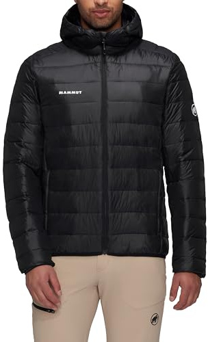 Mammut Crag IN Hooded Jacket Men | Outdoor Winterjacke für Herren mit Kapuze, Warm | Schwarz, XXL