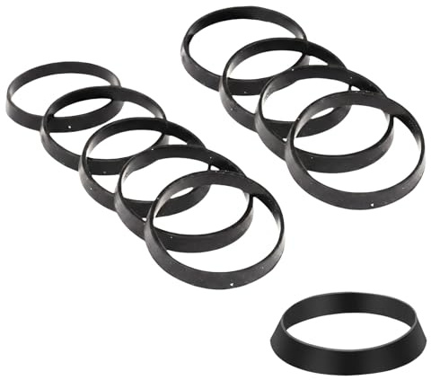 VASANA 10Pcs 38mm Rubber Cone Drain Pipe Seal Gasket Washer | Tapered Conical, Leak-Proof & Odor-Resistant, Sink Seal Ring, Plumbing Washer, for 1 1/2'' Kitchen/Bathroom Waste Pipe Joints