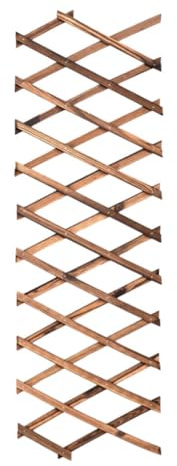 Zambuph Easy to Assemble Trellis Frame for Garden Stylish and Durable Wood Lattices Expandable Hanging Wooden Planter Materials, H65 Thick 0.7cm