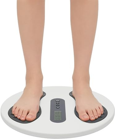 Intelligent fotmassageapparat, 38 x 38 x 3,5 cm EMS-fotmassageapparat, elektrisk fotmassageapparat för personer i medelåldern och äldre åldrar, utomhusarbetare