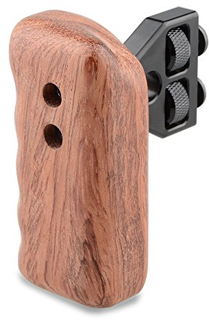 CAMVATE DSLR Holz Griff Grip Halterung (Links) Für Käfig DV Video Rig Schulter stativ