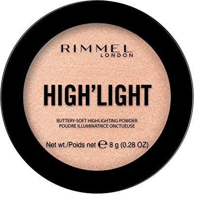 Rimmel London High'light Illuminante in Polvere Ultra Fine dalla Texture Morbida e Leggera con Finish Luminoso, Tonalità 002