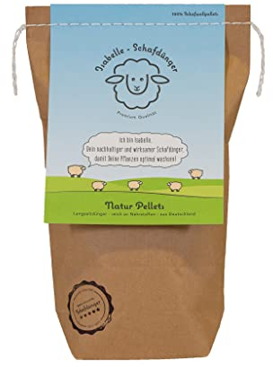Natur Pellets - 100% Schafwollpellets, natürlicher Dünger aus Schafwolle (1,5kg)