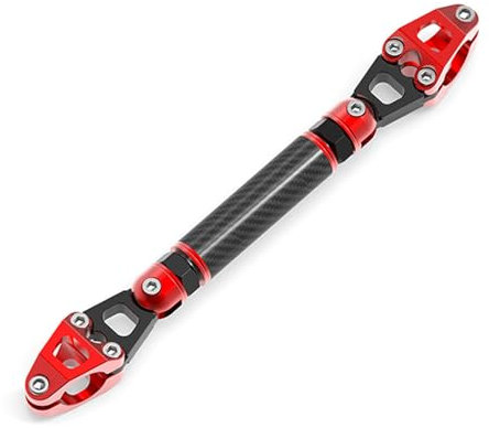 Hapihom Balance Bar Für Motorrad Universal 22mm Aluminium Legierung Cross Bar Länge Einstellbare Lenker Extender Verlängerung Hebel rot