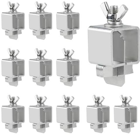 DBREAKS Stumpfschweißklemmen Schweißklammern, 12 Stück Schweißklemmen, Auto Autotür Schweißer Ausrüstung, Blech-Stumpfschweißklemmen Schellen, Wiederverwendbar für Industrie-Zubehör, Haushalt