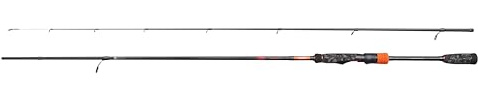 Berkley URBN II Dropshooter Spinnrute - Leichte 30HDC Carbon, extra-schnelle Aktion, Edelstahlführungen, ergonomisches Design - Präzisionsrute für den urbanen Raubfischangler, 2,20m