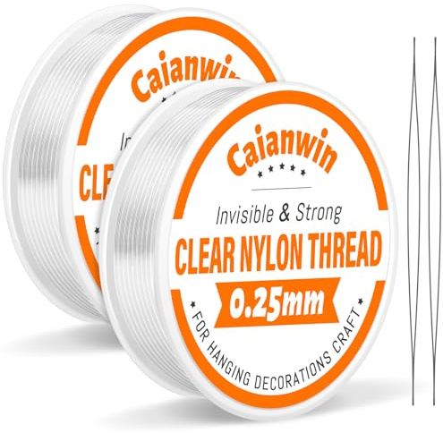 Caianwin-200m Fil Nylon 0.25mm Fil Nylon Transparent
