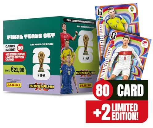 FIFA WORLD CUP 2026™ Adrenalyn XL™ - Final Teams Set Panini [80 Cards + 2 Limited Edition]