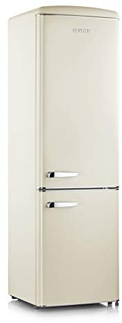 Severin - Frigorifero combinato a libera installazione RKG 8923 finitura crema da 55 cm, 244 litri