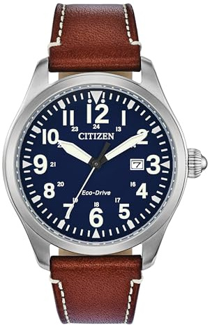 CITIZEN Men's Eco-Drive Garrison 42mm Stainless Steel BM6838-17L