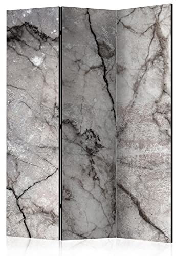 murando - Paravento Decorativo Bifacciale Marmo 135x172 cm 3 Pannelli Divisori - Stampa su due Lati su Tela in TNT - Separe Divisorio per la Casa - Non Trasparente - Texture f-A-0720-z-b