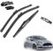 Scheibenwischer für für Fiesta MK6 2008 2009 2010 2011 2012 2013 2014 2015 2016 Auto vorne hinten Scheibenwischerblätter Bürstenschneider Zubehör 26 + 15 + 12 