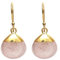 Gempires Natural Rose Quartz Pear Dangle Earring Crystal Jewelry Handmade Boho Earring For Women Handmade Gemstone Earrings Gifts.