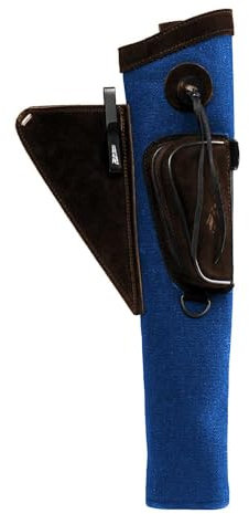 by Beier Germany Seitenköcher Indigo Baumwolle & Leder RH