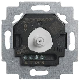 Busch-Jaeger 1094 U-101 Raumtemperaturregler-Einsatz mit Nachtabsenkung, mit Drehregler Schließer (NO) 2CKA001032A0524 4011395322765