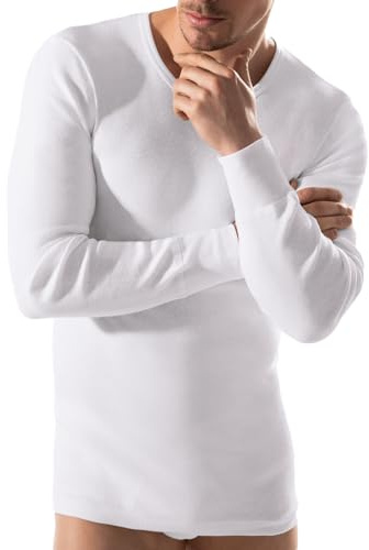 ESGE Herren Langarm Unterhemd Feinripp 460-01-750 Gr. XL in Weiss