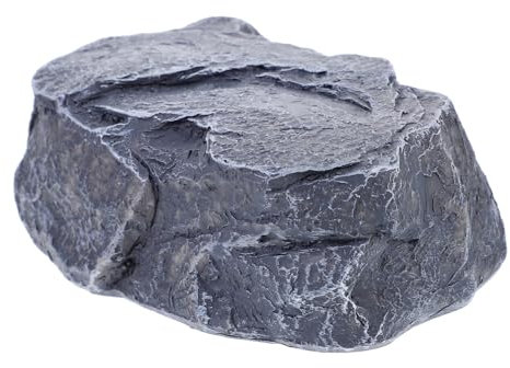 Abaodam Fake Stone Schlüsselversteck Mit Geheimfach Wetterfeste Schlüsselbox Für Draußen Und Garten Tarnung in Steinoptik Für Sichere Aufbewahrung Lösung Für Verborgene Schlüssel Unauffäll