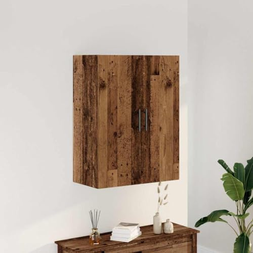 Armario de Pared Flotante con Puertas, Mueble de Almacenaje para Sala y Dormitorio, Estructura Robusta de Madera de Ingeniería, Diseño Elegante y Funcional