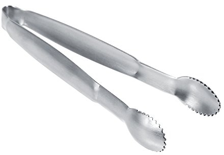 Zerodis 【Packung mit 2】 Zuckerzange Edelstahl Mini Servierzange EIS Clips Silber für Tea Party Kaffee Bar Candybar