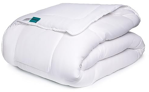 WENDRE Warme Winterdecke 135x200 cm – 300 GSM Dicke Decke mit Duo-Lagen-Füllung aus Antiallergener Mikrofaser – Winter Bettdecke 135x200– Oeko-TEX und ISO Zertifiziert – Maschinenwaschbar bei 40°C