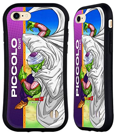 Head Case Designs sous Licence Officielle Dragon Ball Z Piccolo Saiyan Arc Characters Coque Hybride Compatible avec Apple iPhone 7/8 / SE 2020 & 2022