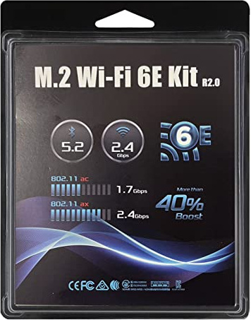 ASROCK Deskmini M.2 WiFi6E Kit R2.0 (AX210) (90-BXG3R0-A0XCR3W)