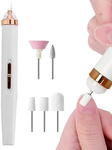 Perceuse à ongles électrique - Lime à ongles électrique à 2 vitesses, coupe-cuticules, outil polissage des ongles, ponceuse à ongles électrique pour polir, poncer les ongles