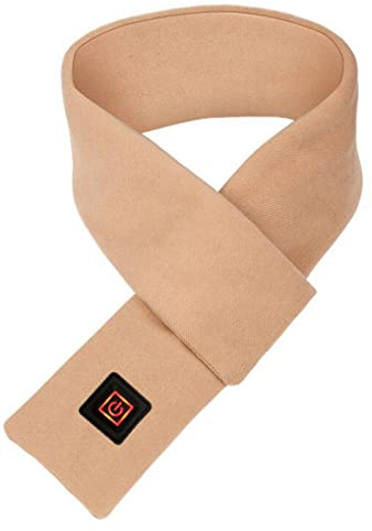 HADWAO Sciarpa Scaldacollo Sciarpa Riscaldante, Sciarpe riscaldate Regolabili Ricaricabili USB per Donna Uomo Sciarpe Invernali per Massaggio Collo Caldo in Pile, Sciarpa Riscaldante