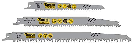 3 x SabreCut SCRSKW3 Mixed S644D S1531L S2345X Säbelsägeblätter für schnelles Holzschneiden kompatibel mit Bosch Dewalt Makita und vielen anderen