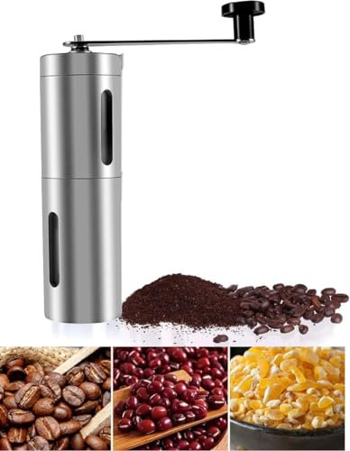 Manual Coffee Bean Grinder Adjustable Coarseness Ceramic Hand Held Grinding Mill