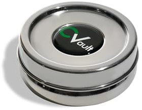 Boveda CVAULT XSmall Twist Hardening Container Storage Container Odourless Airtight and Light-resistant Food Grade Stainless Steel with 62% RH