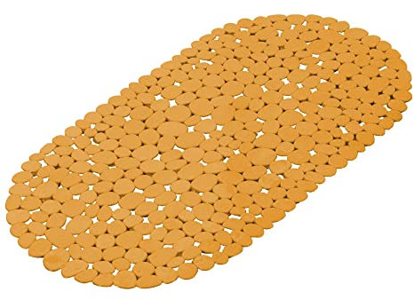 douceur d'intérieur, Fond de Baignoire (36 x 69 cm) Vitamine Ocre, PVC