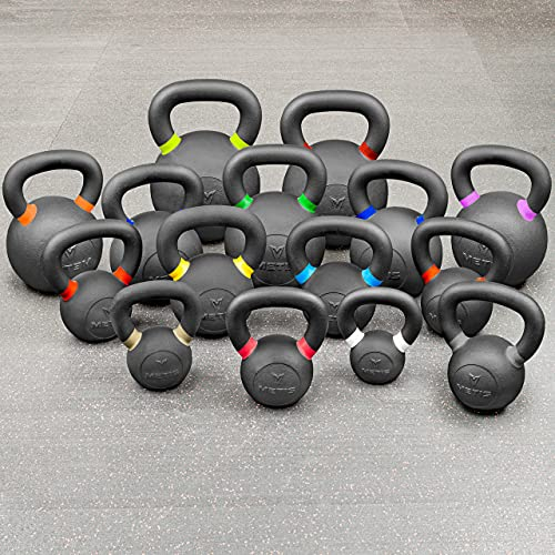 METIS Pro Gusseisen-Kettlebells | Verbessern Sie Ihr Krafttraining mit hochwertigen Gewichten – Wählen Sie aus verschiedenen Größen (4–48kg) und 2 Set-Optionen (4kg)