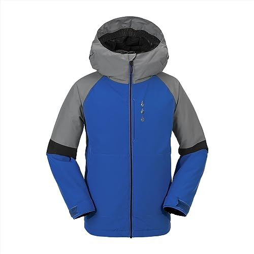 Volcom Boys' Sawmill Insulated Snowboard Ski Winter Jacket, Electric Blue S4