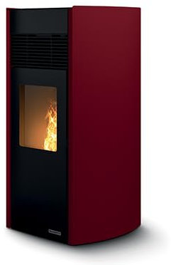 Palazzetti Ecofire Milù 8 - Stufa a Pellet Rossa