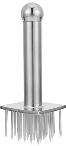 GREENADSCAPE Batticarne Ad Ago 1 Pezzo in Acciaio Inossidabile per Batticarne Domestico Sicuro Ed Efficiente